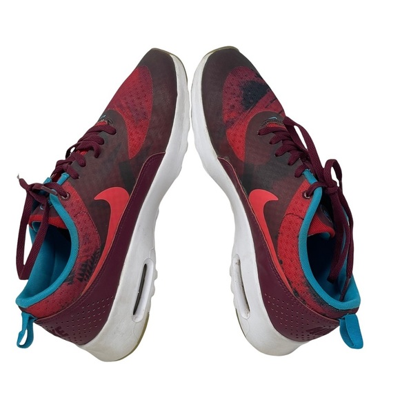 Nike Air Max Thea Print N7 Burgundy Sneakers Size 10 - Picture 7 of 9